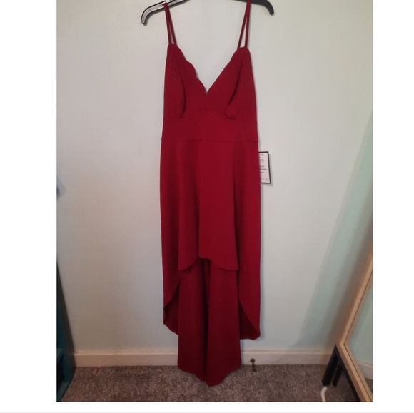 NWT red high low dress - Picture 1 of 4